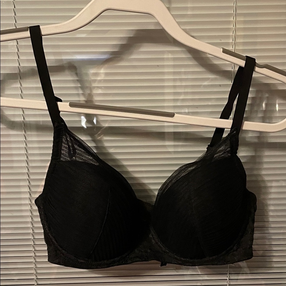 Victoria's Secret Black mesh lace Dream Angels Demi